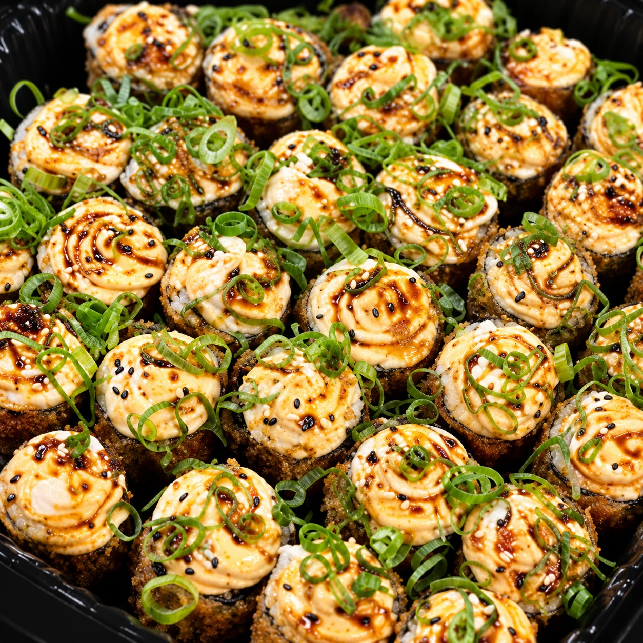 Hot rolls de salmão do Ayumi