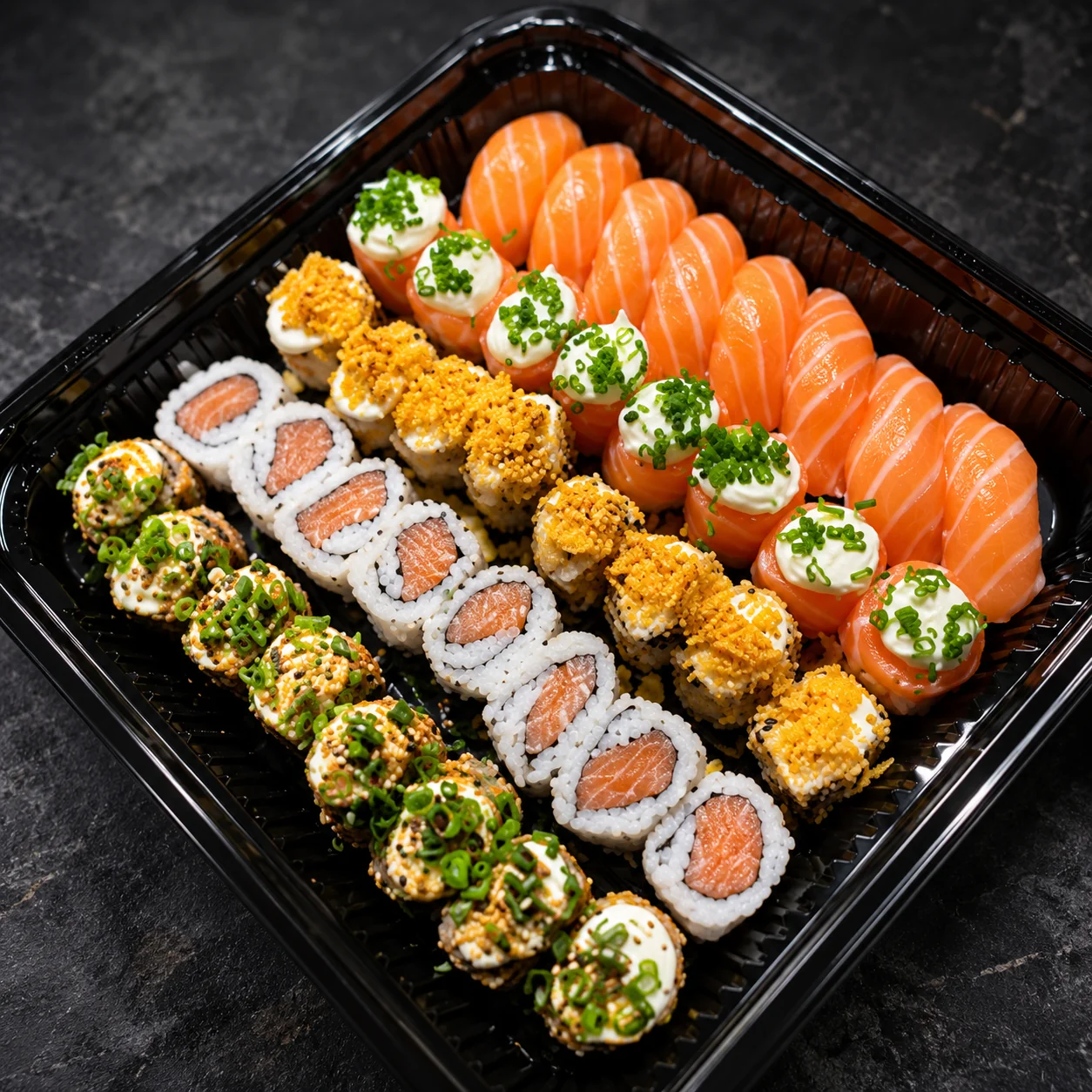 Combinado de sushis do Ayumi